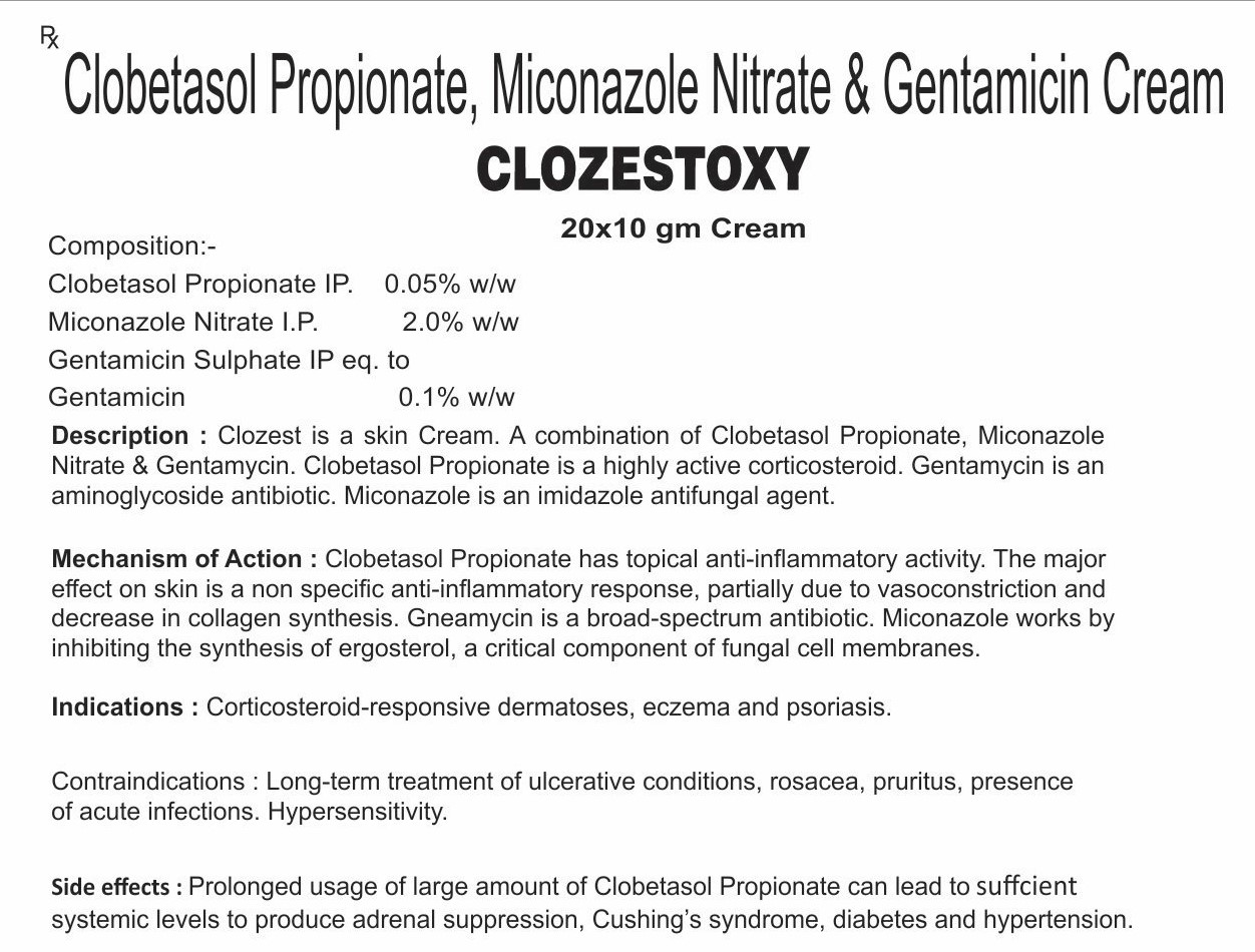 CLOZESTOXY CREAM